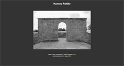Desktop Screenshot of hannes-pahlke.de